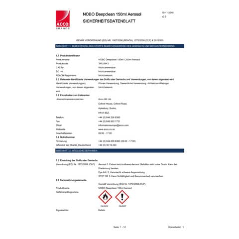 Kit multi accessorio per lavagne bianche Nobo 1901430